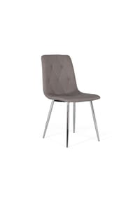 GINER & COLOMER - Stoffstuhl 57 cm, moderner Stil – 88 x 57 x 45 cm - Grau