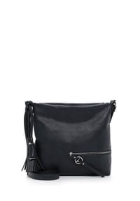 Tamaris NELE - Umhängetasche, Emblem, Anhänger, für Damen - 100 BLACK