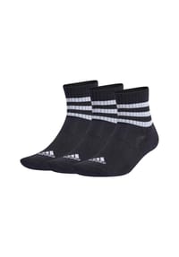 adidas - Sportsocken, halbhoch, 3er Pack - BLACK/WHITE