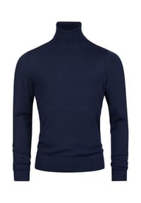 KRONSTADT - Langarmshirt Rollkragen KSJohannes merino roll neck knit - Black