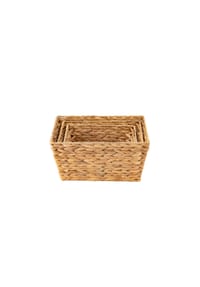 ECHTWERK® - Aufbewahrungskorb, 3er-Set - Braun