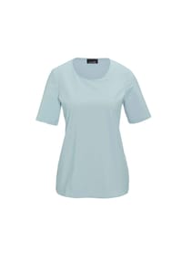 GOLDNER - Kurzgröße:  Gepflegtes Shirt in formstabiler Ware - bleu