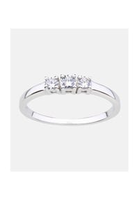VANLERÉ - Trilogie Ring, mit Zirkonia, 375 Weißgold - white gold