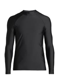 ALEX - Funktionsshirt "Adrian" schnelltrocknend, Stehkragen, für Herren - BLACK