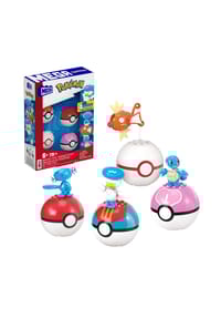 MEGA™ CONSTRUX - Pokémon Spielfigurenset "Wasser-Typ Trainerteam" - 