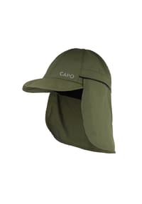 CAPO - Softcap, Nackenschutz Reißverschluss, 6-teilig, Reflexbügler, UV 50 - black