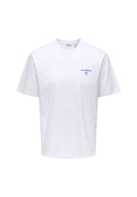 ONLY & SONS - T-Shirt Fred, Baumwolle, für Herren - 209112001 BRIGHT W