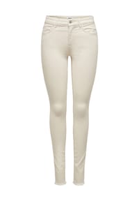 ONLY® - Jeanshose, Fransen, für Damen - 234755 ECRU