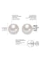 VALERO PEARLS Damen Ohrringe aus 925/- Sterling Silber in Silber mit Süßwasser-Zuchtperle Bild 2