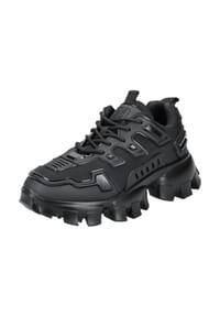 STEVE MADDEN - Lederimitat/Textil Sneaker - Schwarz
