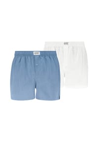 Levi's® - Herren Web-Boxershorts, 2er Pack - Woven Boxers 2P, Baumwolle, einfarbig - Blau