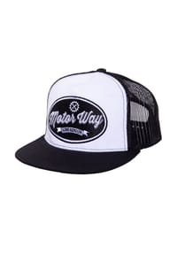 KING KEROSIN - Snapback Cap mit Mesh-Einsatz Motor Way - schwarz