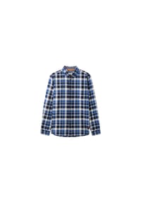 TOM TAILOR - Freizeithemd, Regular Fit, Langarm, Button-Down-Kragen, für Herren - 36708 BLUE WHITE