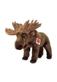 HERMANN Teddy COLLECTION® - Kuscheltier Elch, Braun, 30 cm - braun