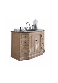 LOBERON - Waschtisch Manaurie antikbraun/schwarz - antikbraun/schwarz