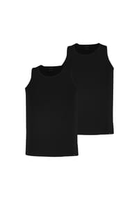 PUMA® - Herren Tank Tops, 2er Pack - Tank Top 2P, Unterhemd, Rundhals, Regular Fit - Schwarz