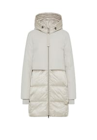 olsen - Jacke mit Kapuze und Reißverschluss - Almond Beige