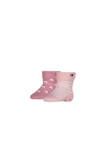 TOMMY HILFIGER - Stoppersocken, 2er-Pack, für Babys und Kleinkinder - 001 TOMMY ORIGINA