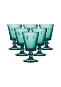 LA ROCHÈRE Weingläser Biene Abeille 240 ml 6er Set - BIENE - grün