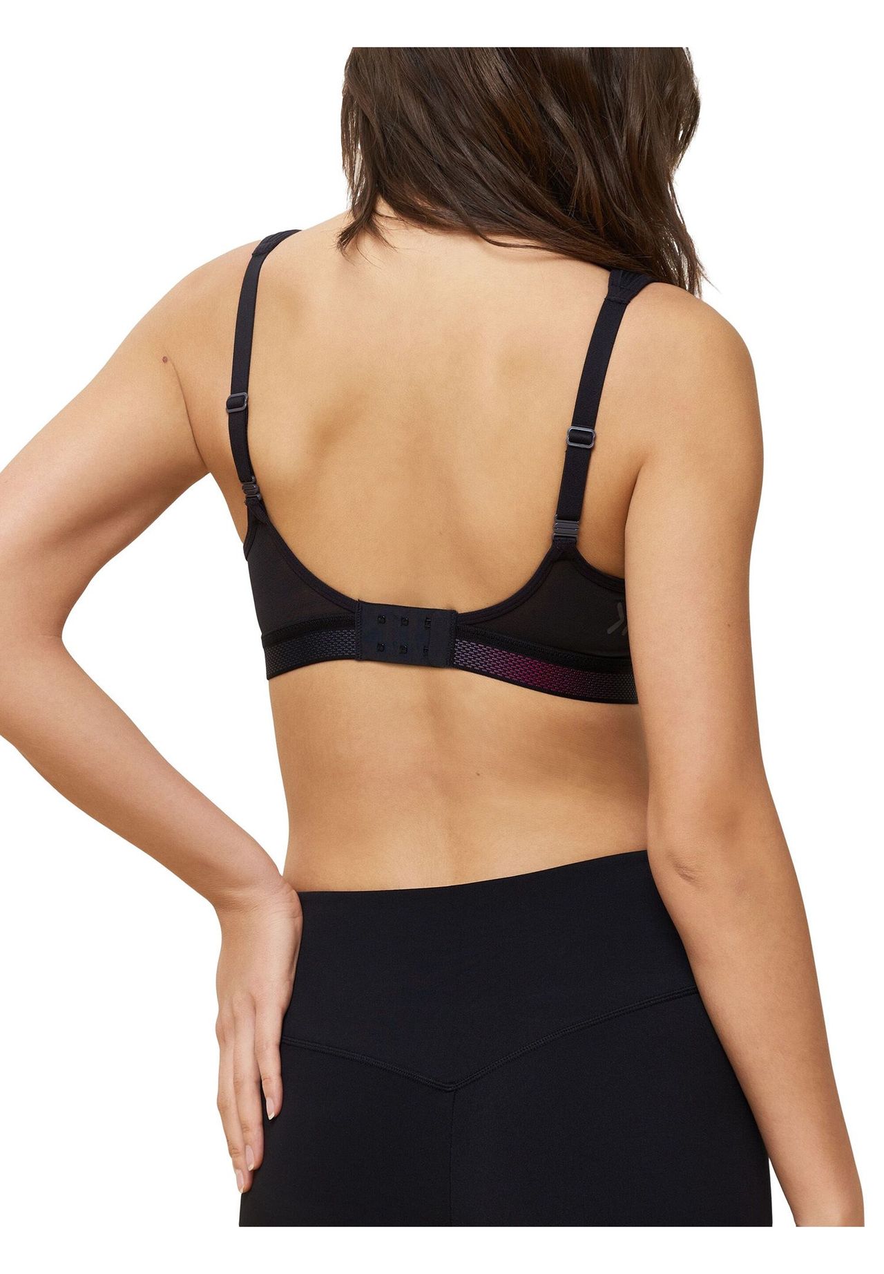 Triumph Triaction Cardio Flow Sport-Bh, Extrastarker Halt, FüR Damen, Schwarz, 70/E