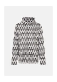 olsen - Sweatshirt mit Turtle-Neck - Grey Stone Melange