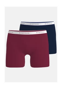 TOM TAILOR - Pants, 2er-Pack, für Herren - 430 ROT DUNKEL UNI