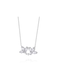 LEIS - Kette 925/- Sterling Silber 2 Zirkonia - weiß