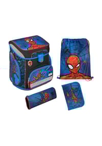 Scooli - EasyFit Schulranzen-Set "Spiderman", 4-teilig - MEHRFARBIG