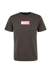 RE:COVERED - T-Shirt Marvel Classic Logo Black im zeitlosen Design - Black