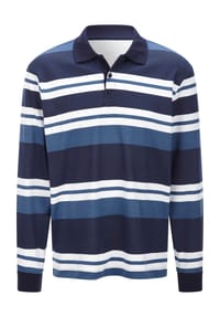 Sieh an! - Sweatshirt - marine-jeansblau-geringelt