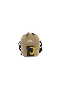 NATIONAL GEOGRAPHIC - Schultertasche EXPLORER III Hergestellt aus recycelten PET-Flaschen - Beige