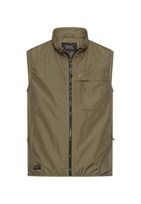 camel active - Outdoor Weste aus wasserabweisendem Material - Dunkelblau