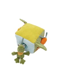 maximo® - Activity Plüschwürfel - cloud blue/turtle green