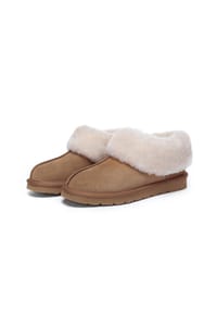 EVERAU® - Damen Hausschuhe Ibis - CHESTNUT