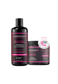 KERARGAN - Duo Shampoo & Maske mit Keratin - 2x500ml - weiß