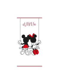 Disney - Disney Baumwollhandtuch Badehandtuch Strandtuch 70x140 cm aus Baumwoll - Weiß 70x140cm