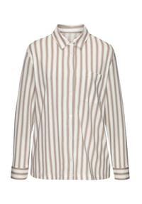 vivance dreams - Pyjamaoberteil Cozy Dreams, Single-Jersy , für Damen - 6511 BROWN STRIPE