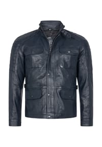 Rock Creek - Lederjacke Jacke - Schwarz