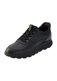 GEOX - Sneaker, Leder, für Damen - C5288 SCHWARZ/BROWN