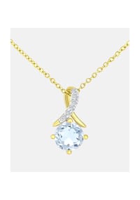 Diamant L'eternel - Kette mit Anhänger, mit Diamant, 375 Gelbgold - gold