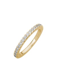LYOMI - Ring 585/- Gold 19 Diamant Lab Grown 0,48ct. - gelb
