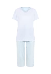 DESIRéE - Schlafanzug Olivera, V-Ausschnitt, für Damen - HELL BLAU