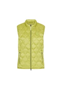 olsen - Weste mit Wellensteppung und Stehkragen - Light Pearl
