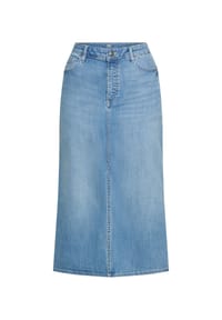 camel active - Jeansrock mit 5-Pocket-Design - Hellblau