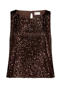 Vera Mont - Top, Pailletten, für Damen - 7409 ESPRES. BROWN