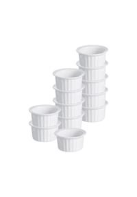 Ritzenhoff & Breker Auflaufformen Bianco ø 10 cm 12er Set weiß - BIANCO - 