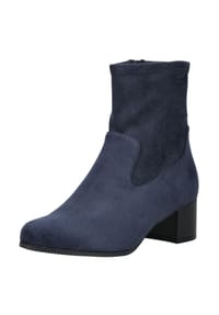 Caprice - Ankle Boots, Blockabsatz, Reißverschluss, für Damen - 0 NAVY STRETCH