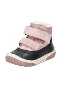 GEOX - Leder/Textil Stiefelette - Schwarz/Pink