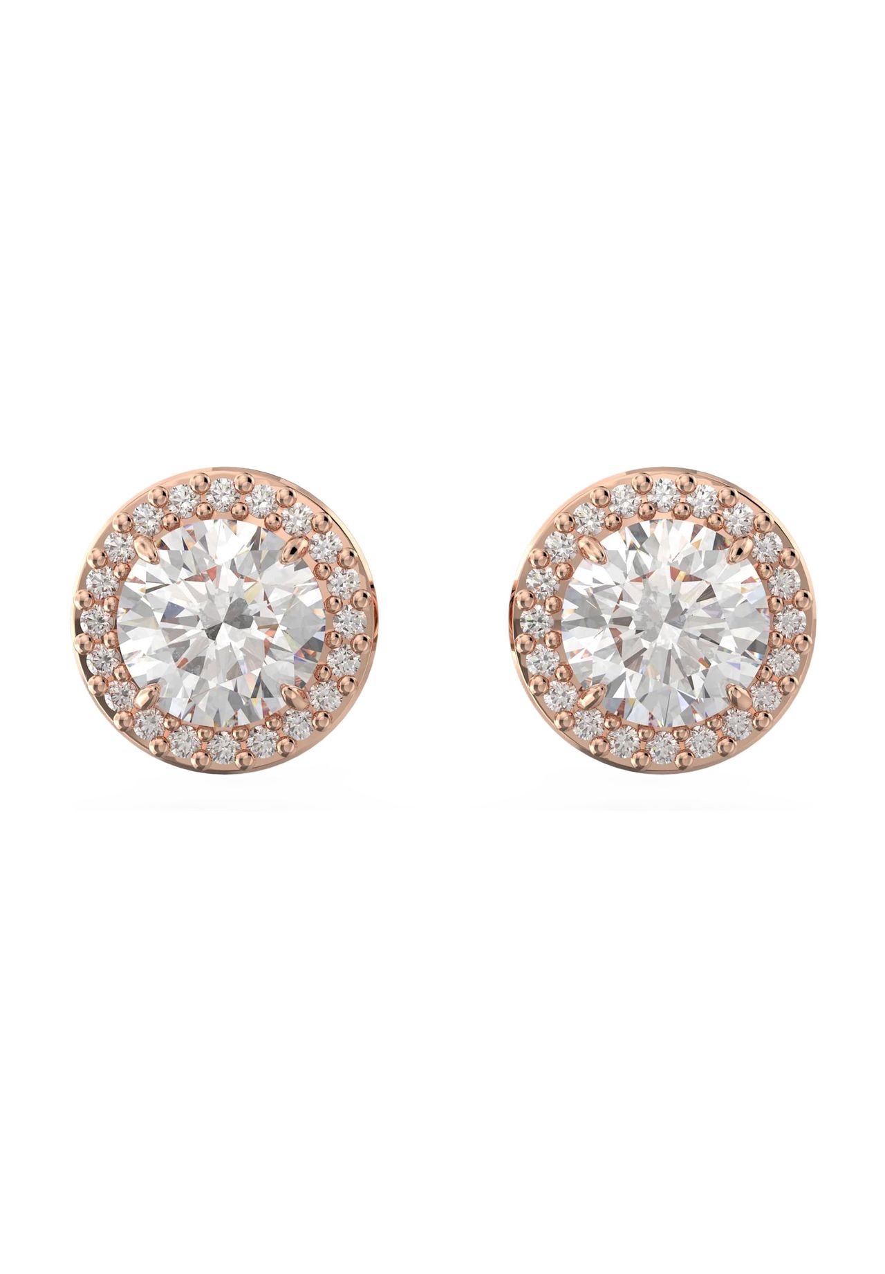 Swarovski Damen Rosa Paar Ohrstecker "Una Angelic Stern", (Roségoldfarben, Kristallweiß, Kristallweiß), Ohrringe, Metall, Mit Kristall - Bild 8