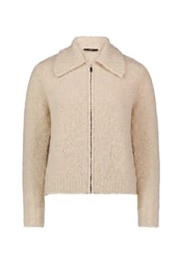 zero - Strick-Cardigan mit Reißverschluss - French Oak